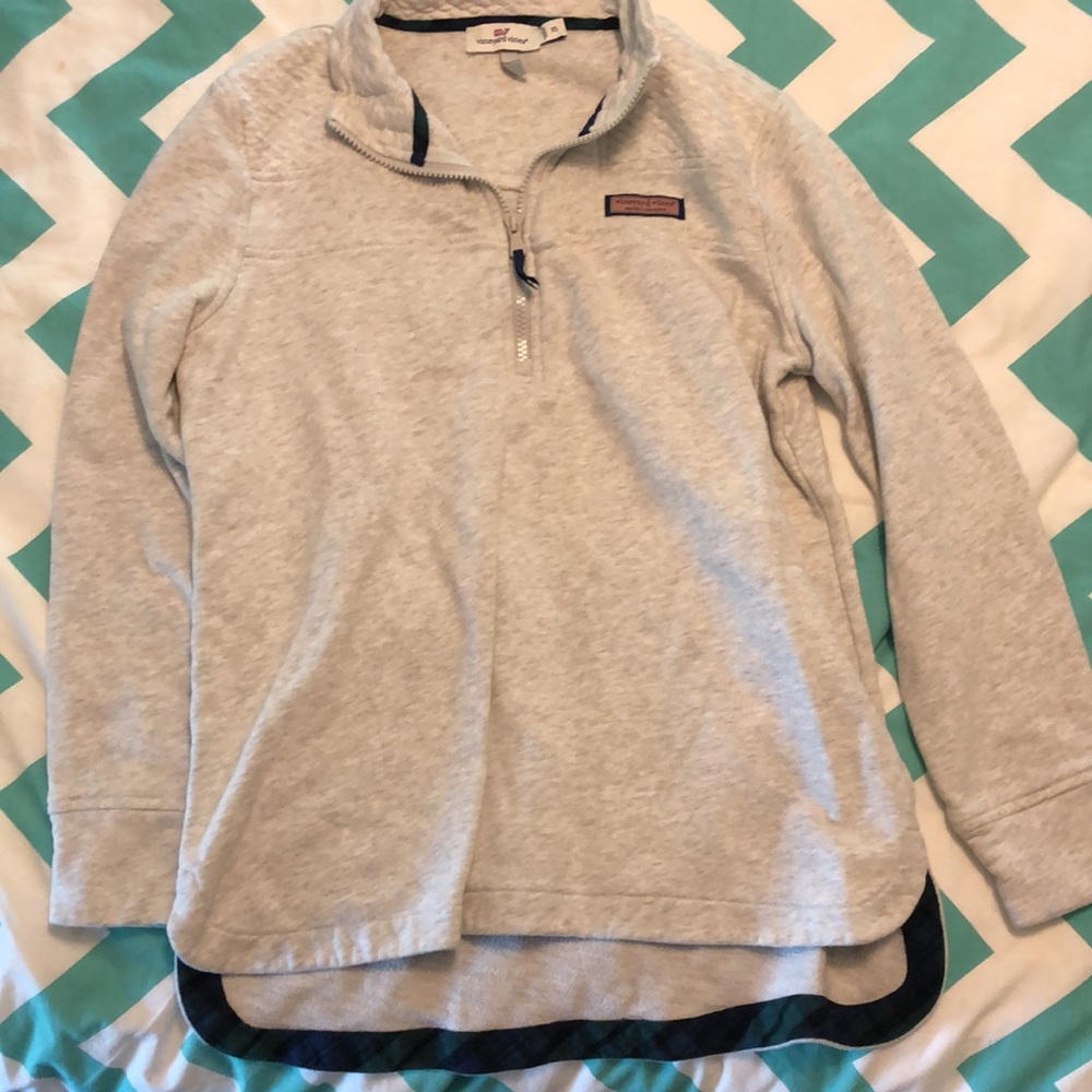 XS Vineyard Vines gray shep shirt